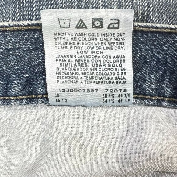 Wrangler Relaxed Boot Jeans - Men's Size 34 X 34 98RNWYA Made in Nicaragua - Picture 6 of 10